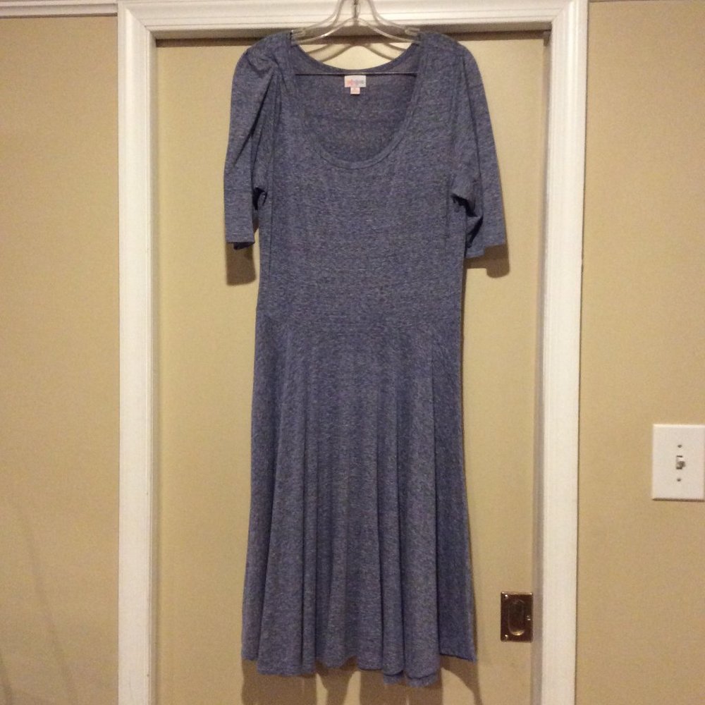 Lu La Roe heathered blue dress XL